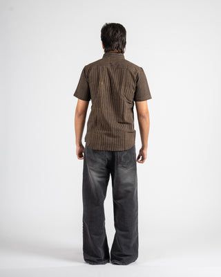 Shyai Dyed Hand Block Print Half Sleeve Shirt