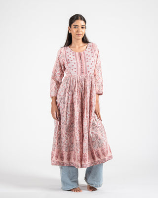 Tunic dress poppy field musafir