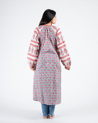Mughal Hand Block Printed Dress