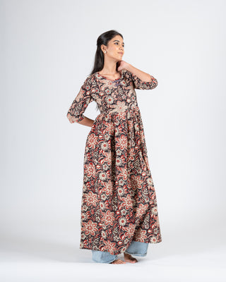 Jahota Hand block printed tunic dress