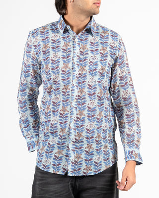 Floral Block Print Full Sleeve Shirt