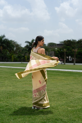 Handcrafted Block Print Saree