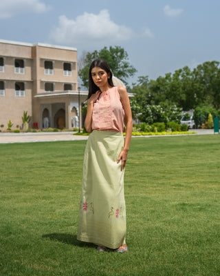 Handcrafted Block Print Wrap Around Skirt