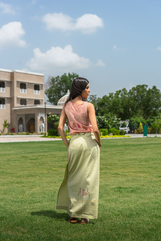 Handcrafted Block Print Wrap Around Skirt