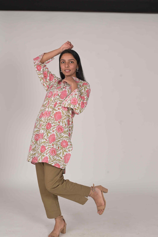 FULWARI KURTI GULAB