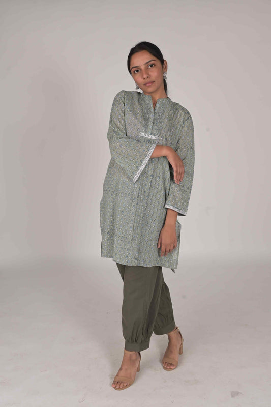 FULWARI KURTI GREY