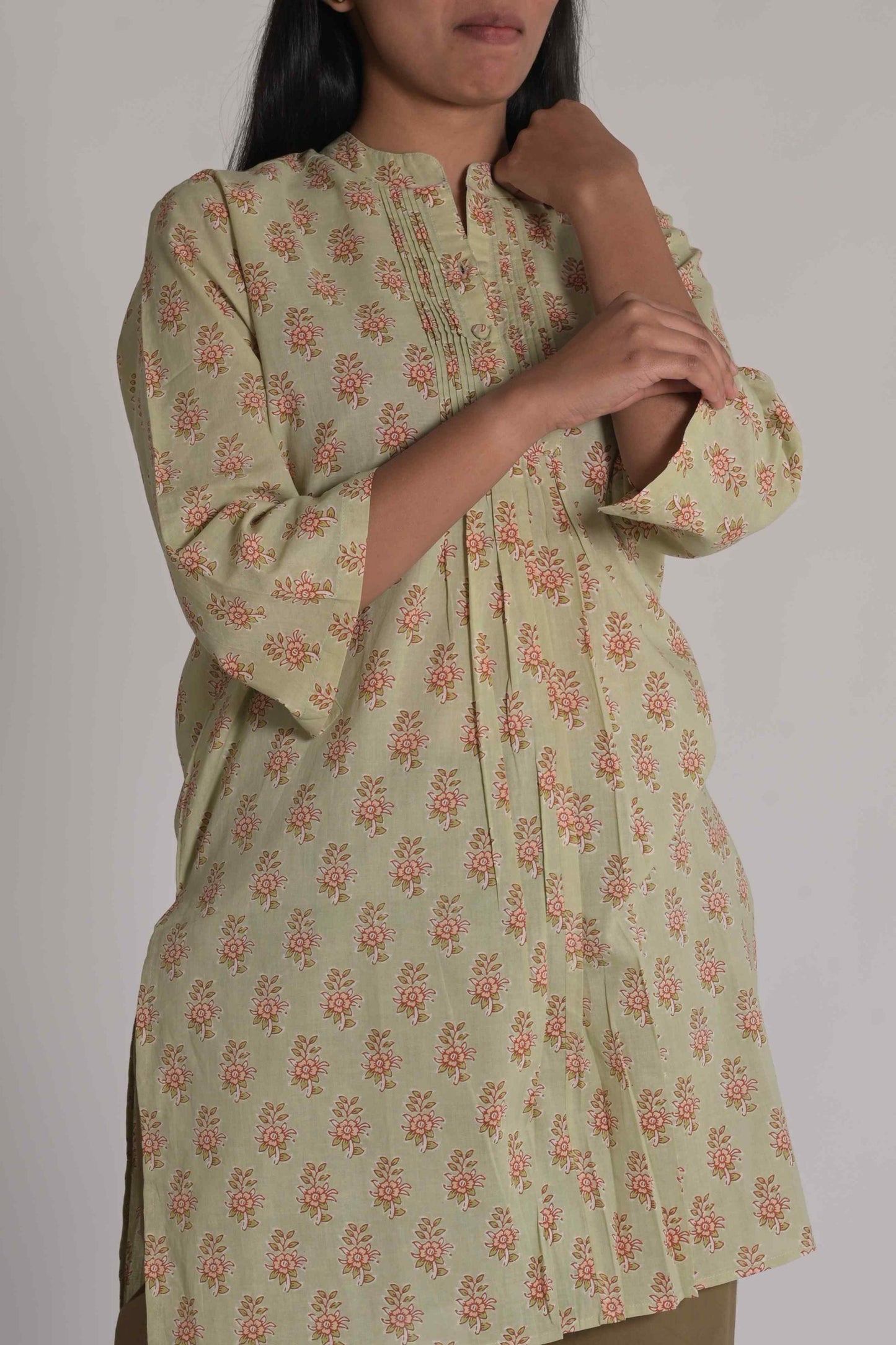 FULWARI KURTI MINT GREEN