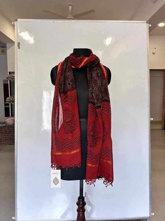 DUPATTA KOTADORIA RED